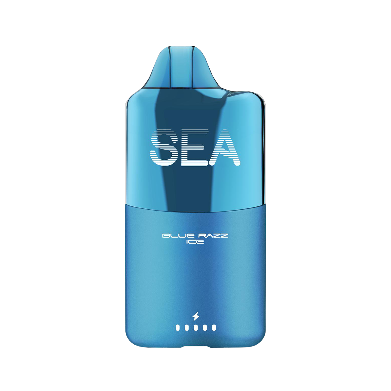 SEA 15000 Vape - Blue Razz Ice flavor disposable vape device. Sweet blue raspberry with icy menthol