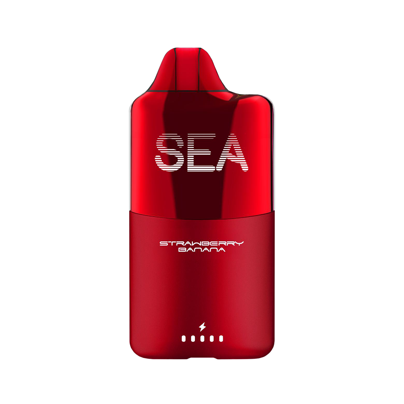 SEA 15000 Vape - Strawberry Banana flavor disposable vape device. Creamy strawberry and banana blend